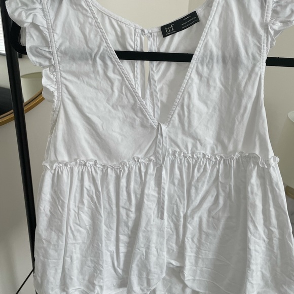 ZARA Poplin White Tank - Picture 2 of 2